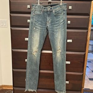 Express stretch performance skinny jeans